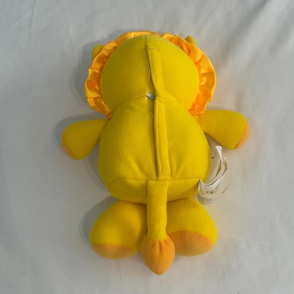 Vintage LeapFrog Baby Roll & Rhyme Learning Lion Yellow Plush Rare 2004 Toy